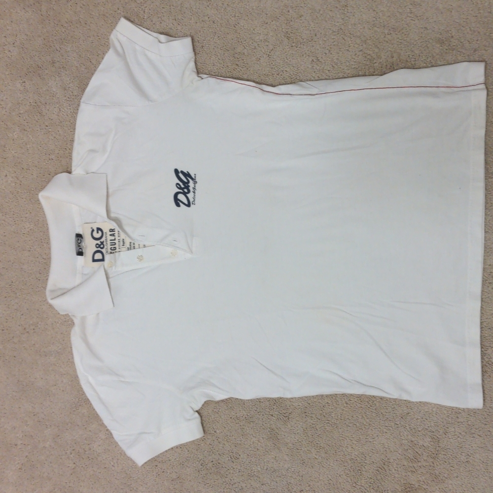 Vintage Dolce & Gabbana Contrast Stich Men's Polo szM